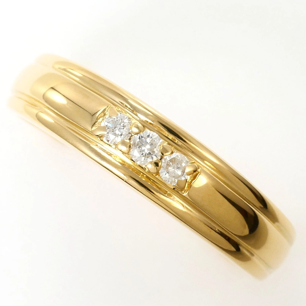 VINTAGE 18k Gold Diamond Ring